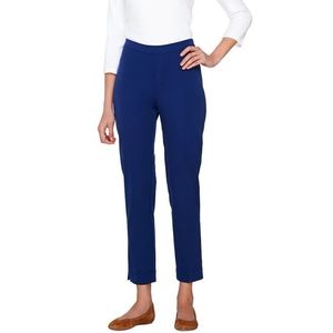 Isaac Mizrahi  24/7 stretch ankle pants cadet navy